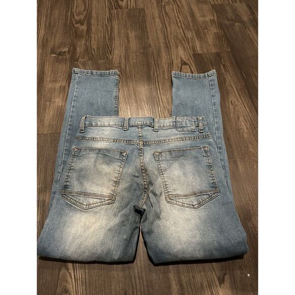 Colours Alexander Julian Mens Jeans Blue Straight Leg Size 30X30 - Picture 5 of 6